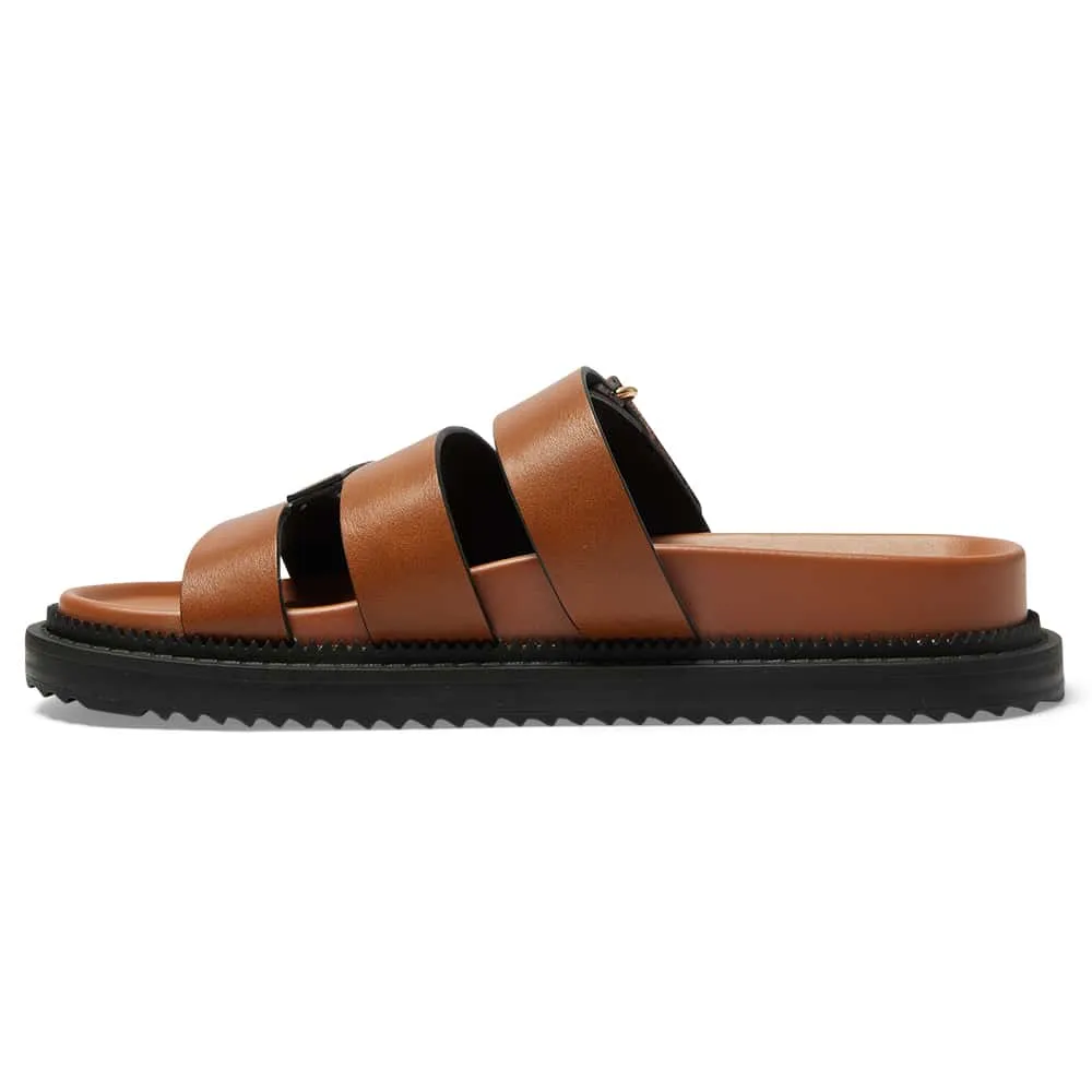 Balmoral Sandal in Tan Smooth