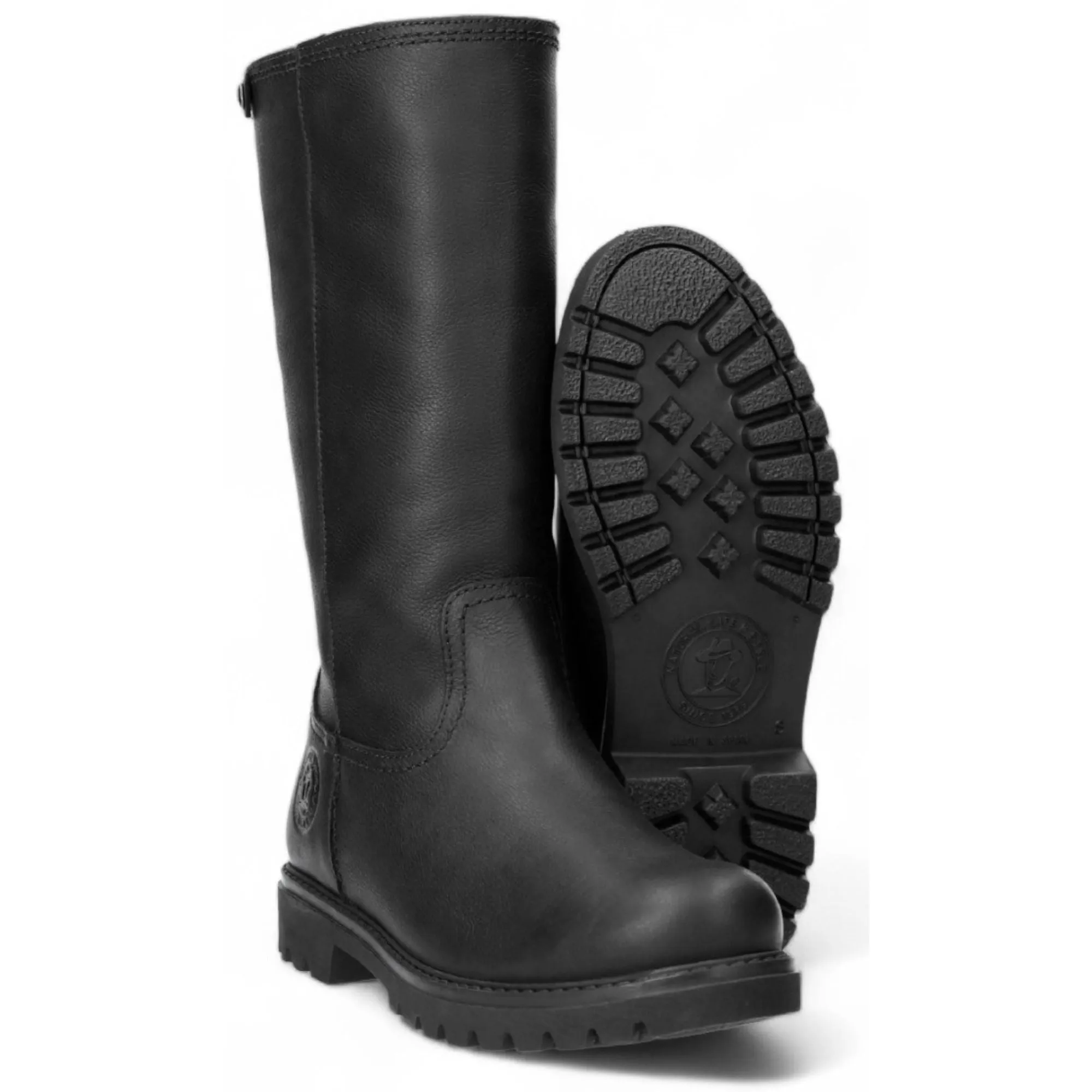 Bambina B60 - Women's Black Knee High Leather Boots