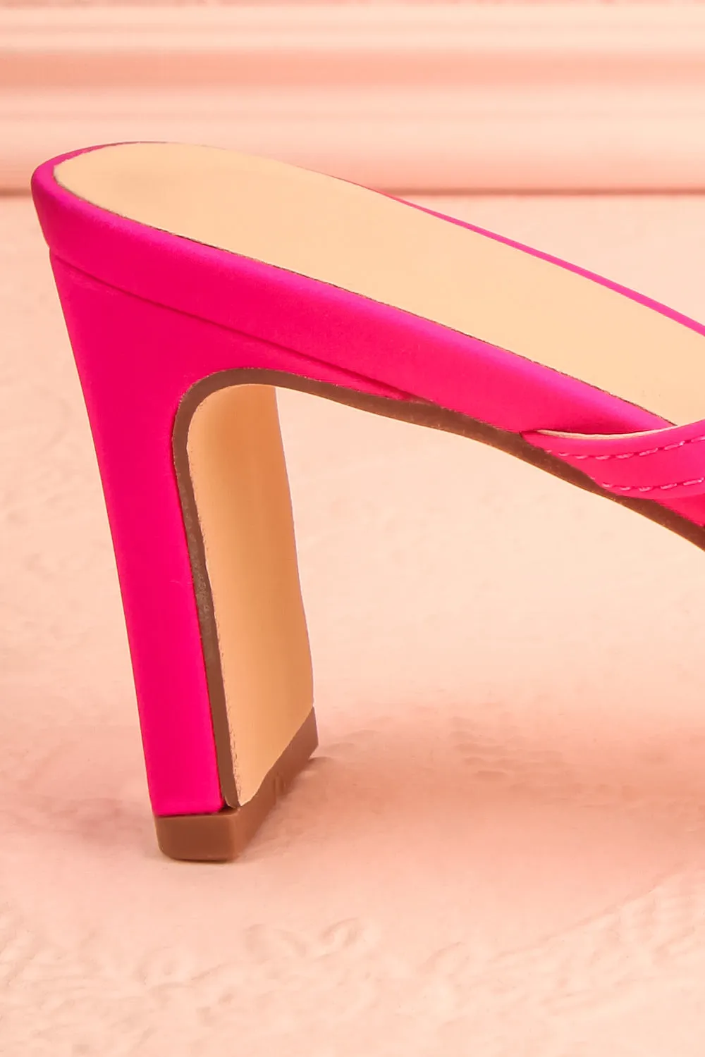 Baobab Fuchsia | Strappy Mid Heel Sandals