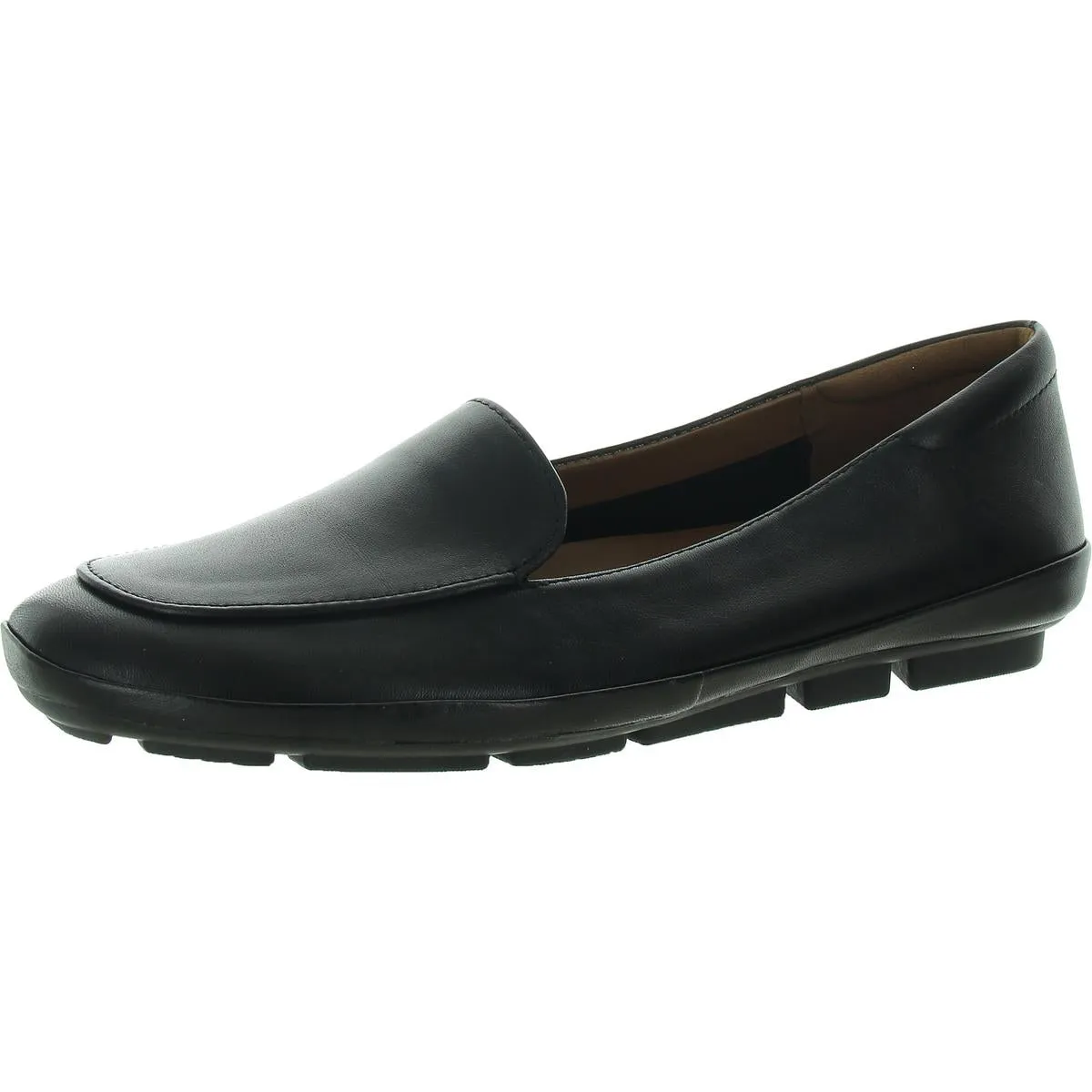 Bashful Womens Leather Slip-On Loafers