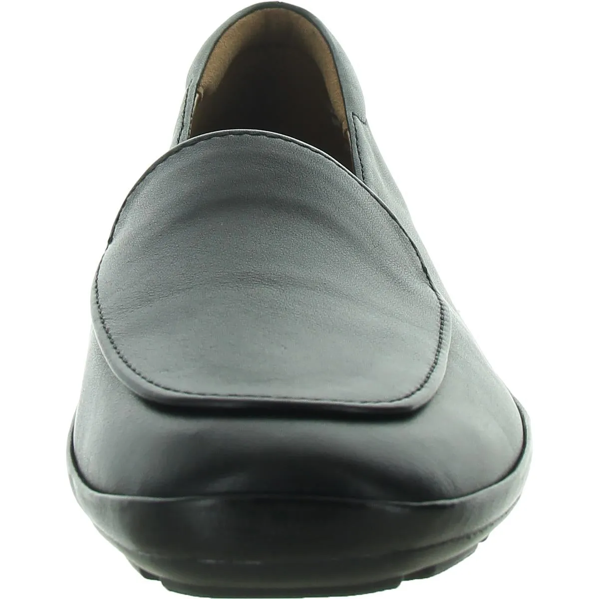 Bashful Womens Leather Slip-On Loafers