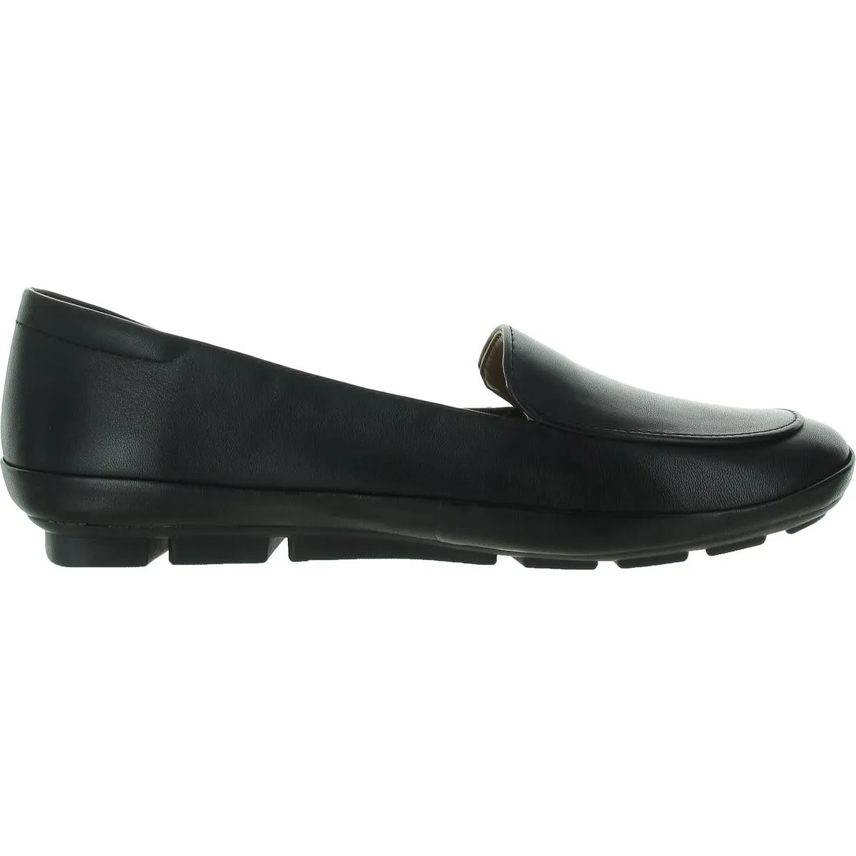 Bashful Womens Leather Slip-On Loafers