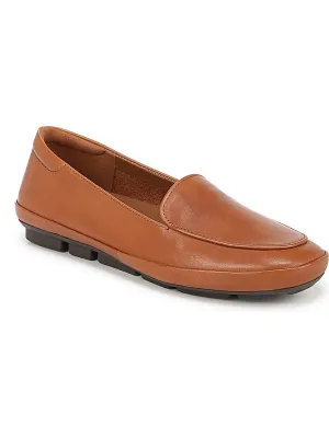 Bashful Womens Leather Slip-On Loafers
