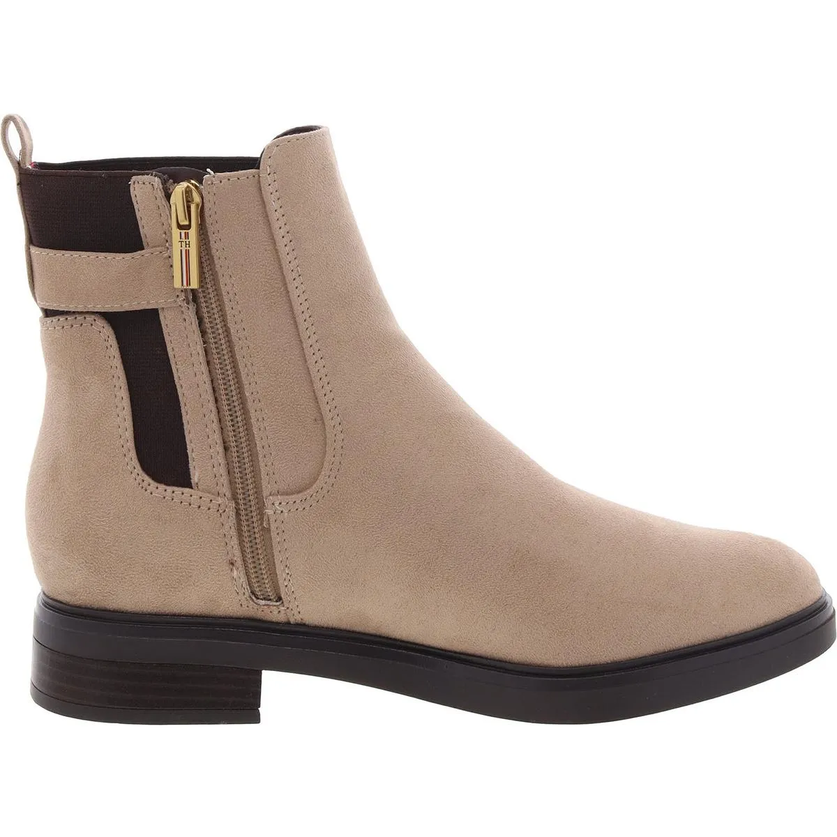 Baylon Womens Faux Leather Block Heel Chelsea Boots