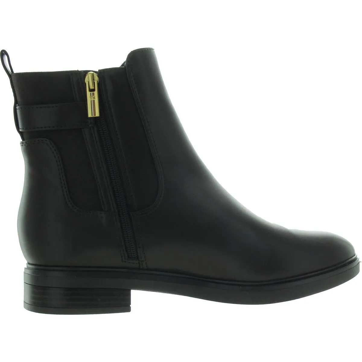Baylon Womens Faux Leather Block Heel Chelsea Boots