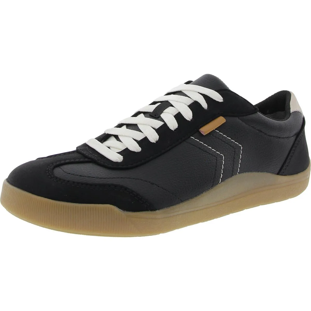 BE TRUE Womens Faux Leather Lace-Up Casual And Fashion Sneakers
