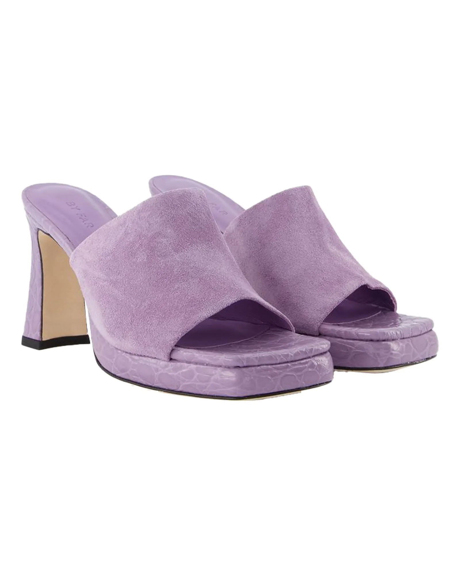 Beliz Mule - By Far - Purple - Leather