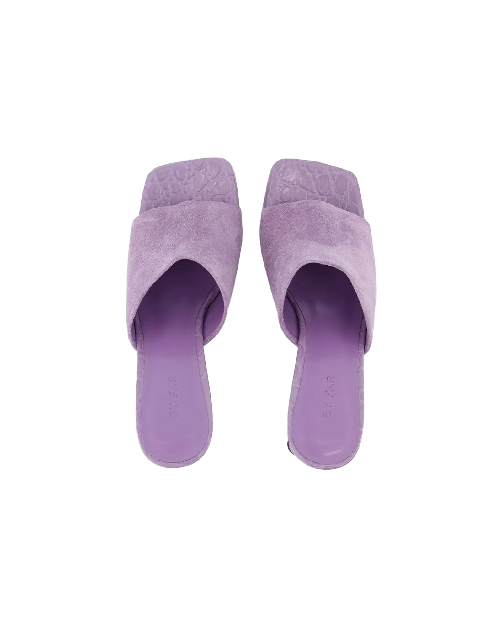 Beliz Mule - By Far - Purple - Leather