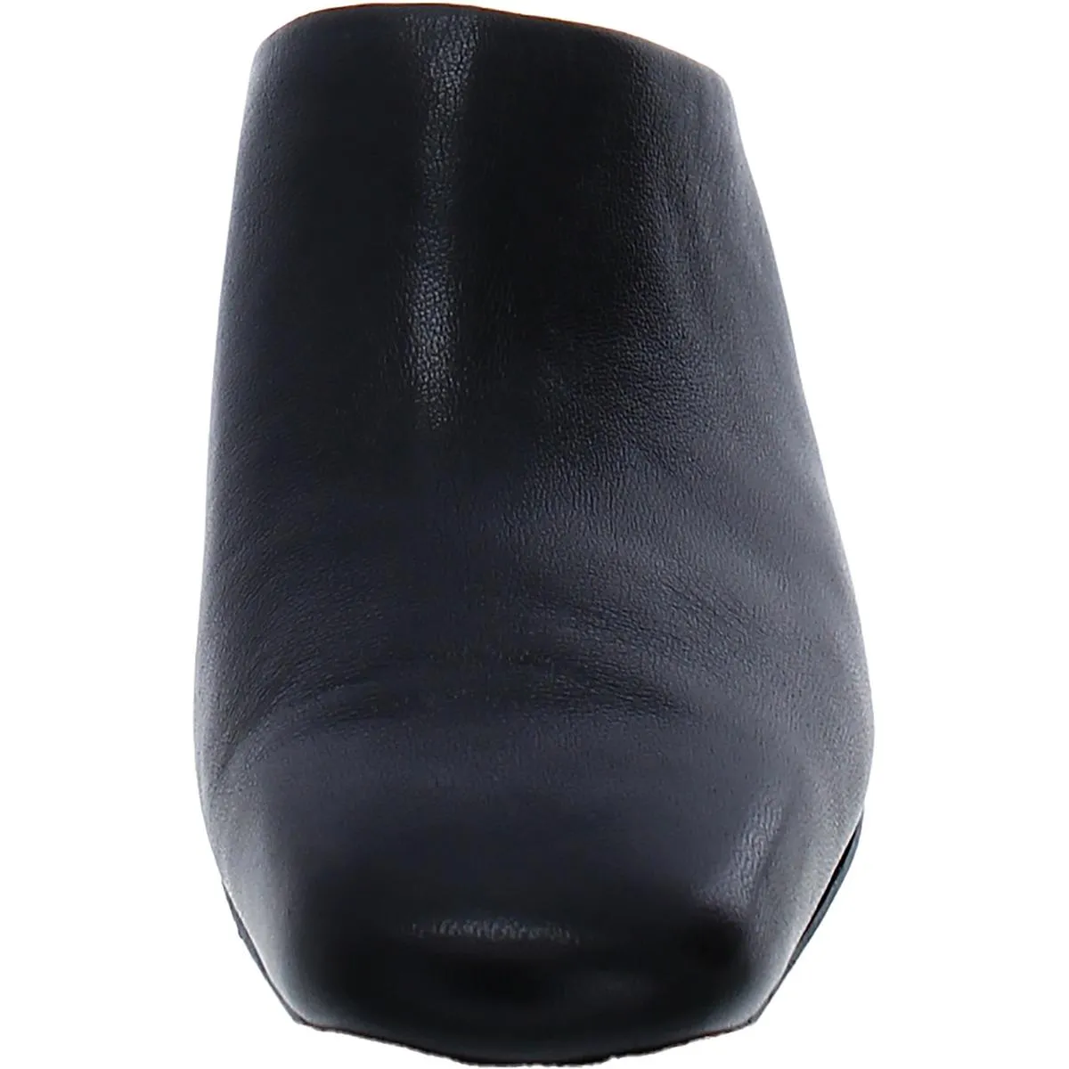 Benita Womens Leather Slip On Wedge Heels