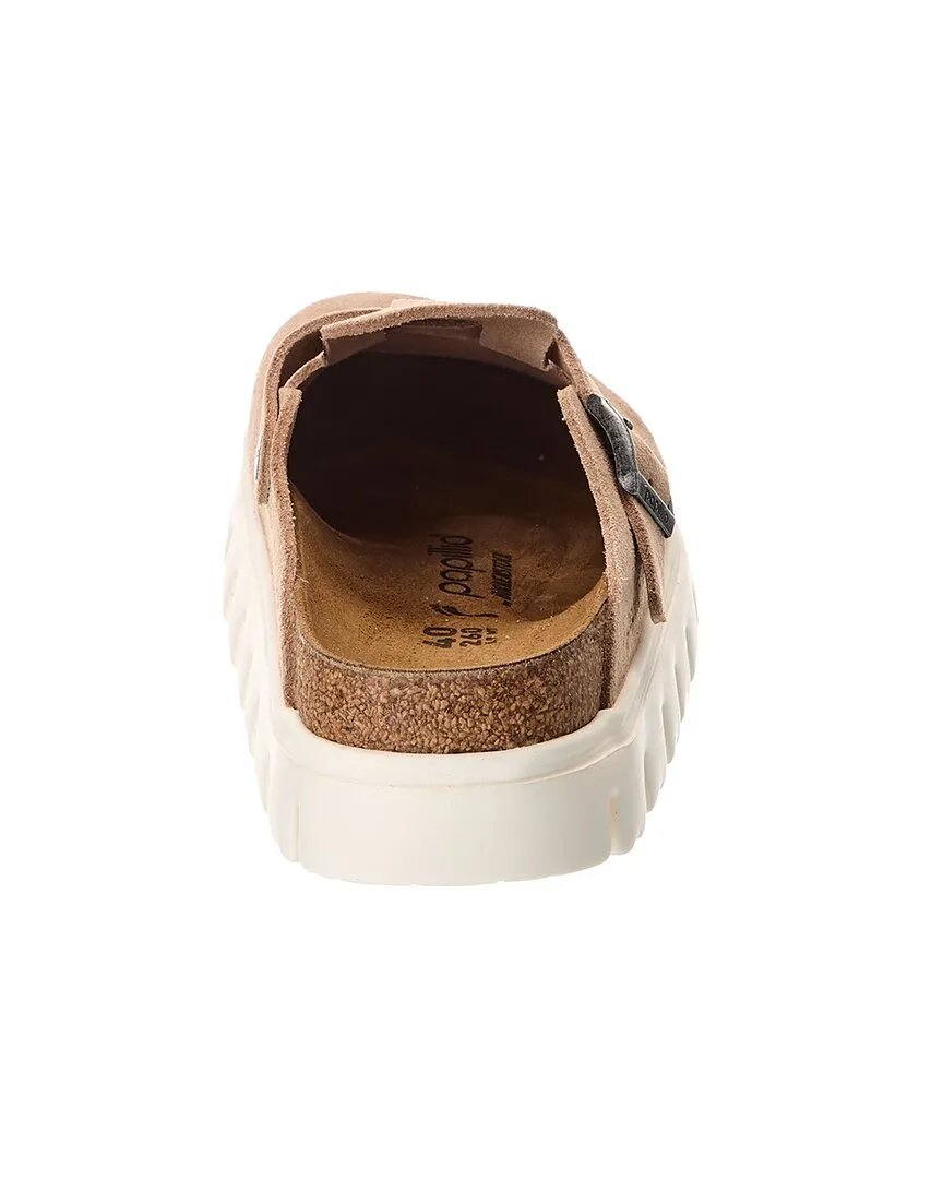 Birkenstock Papillio Boston Chunky Narrow Suede Clog