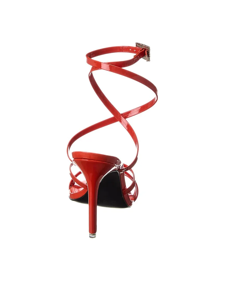 Black Suede Studio Kimora Patent Sandal