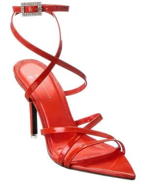 Black Suede Studio Kimora Patent Sandal