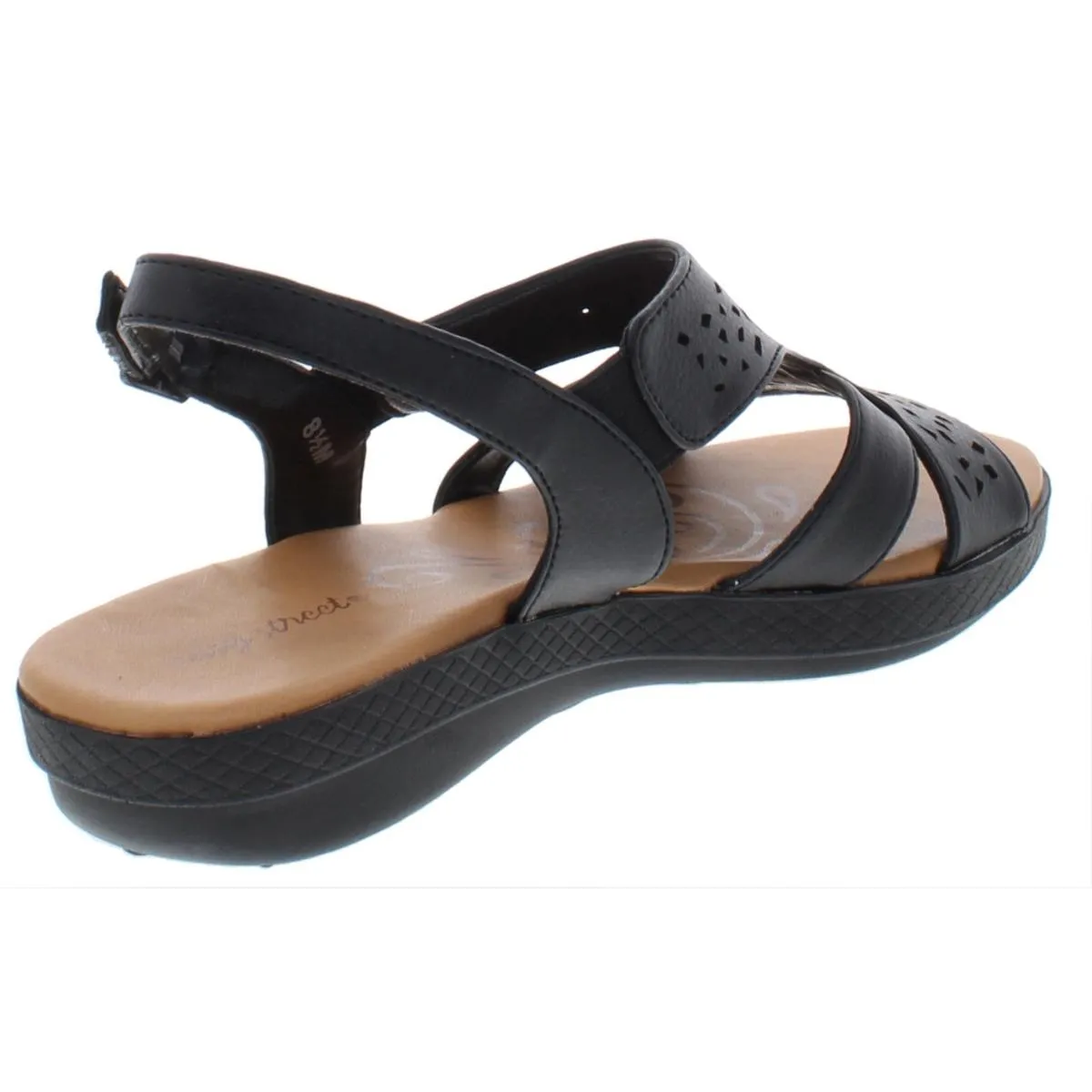 Bolt Womens Open-Toe Padded Insole Slingback Sandals