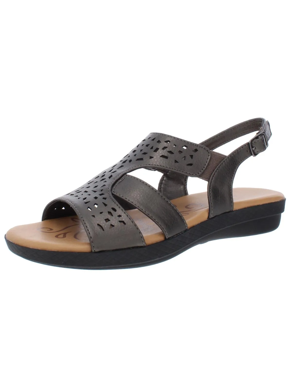 Bolt Womens Open-Toe Padded Insole Slingback Sandals