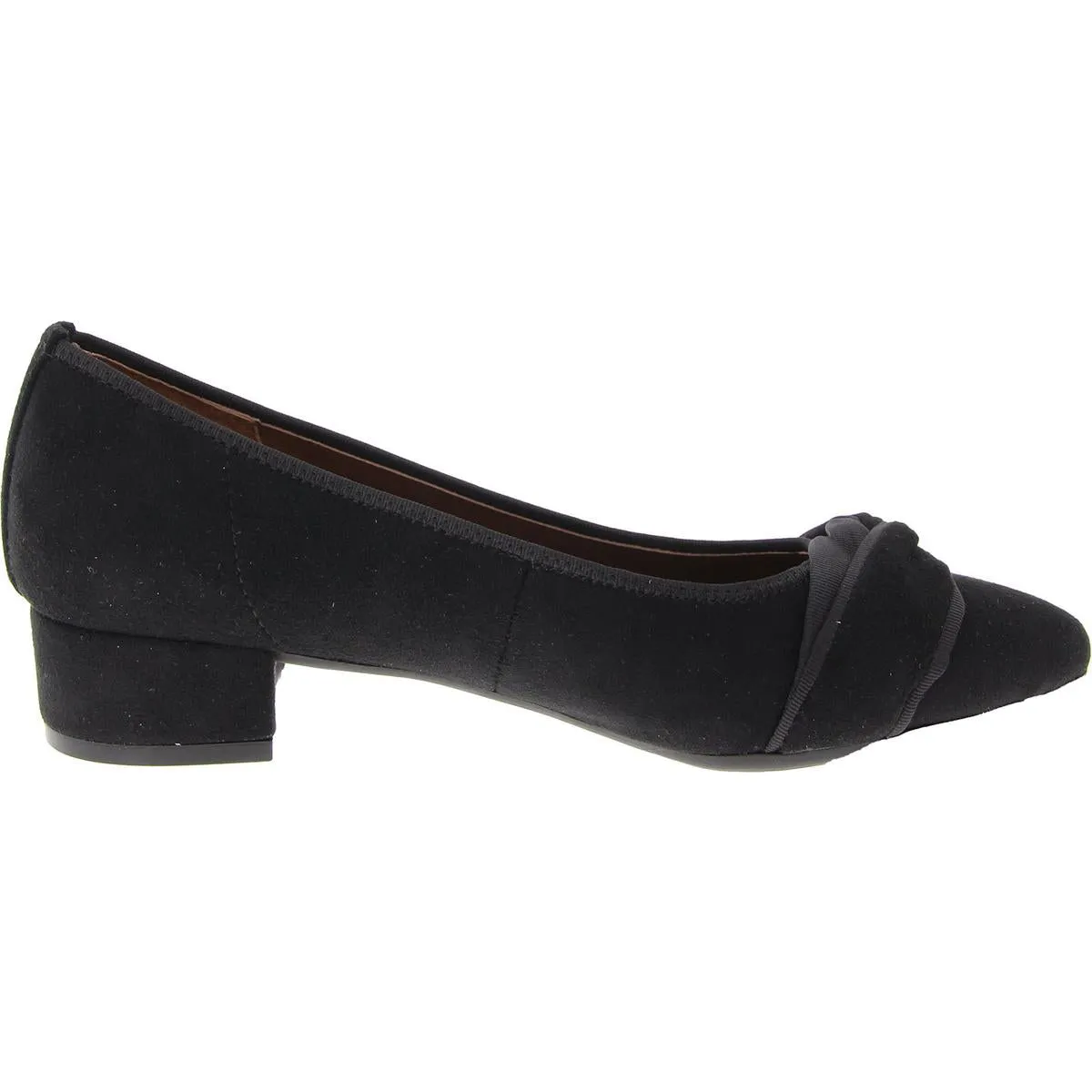 Bordeaux  Womens Faux Suede Almond toe Pumps
