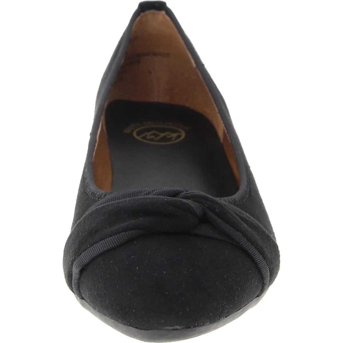 Bordeaux  Womens Faux Suede Almond toe Pumps