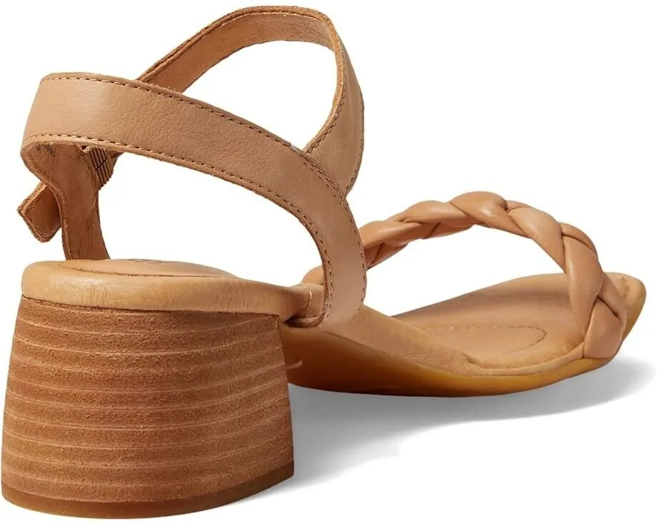 Born Simone BR0045402 Sandals Women's US 7 Natural Leather Ankle Strap ZPO1752