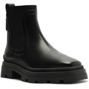 Bota Salto Biaxo Womens Block Heel Leather Chelsea Boots
