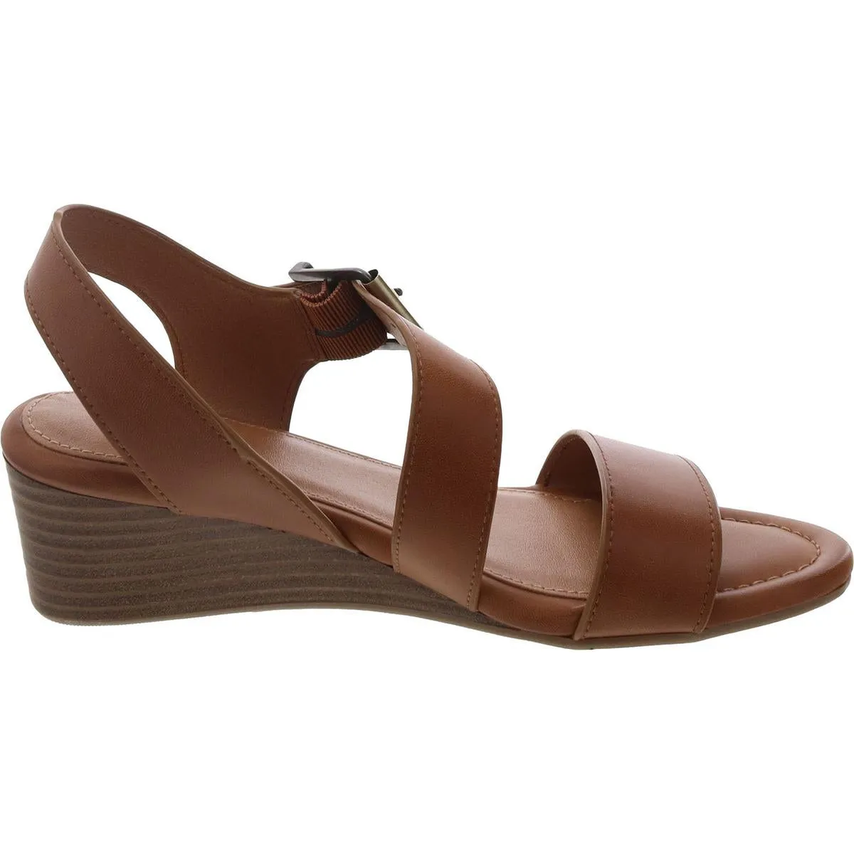 BRUX Womens Comfort Insole Manmade Ankle Strap
