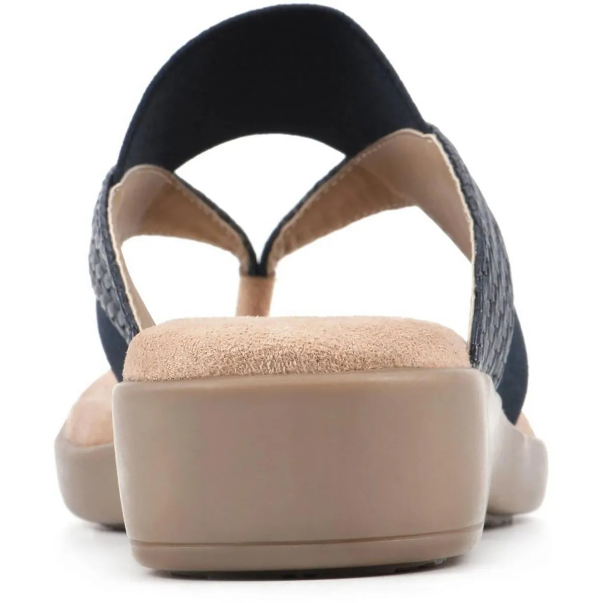 Bumble Womens Woven Slip-On Thong Sandals