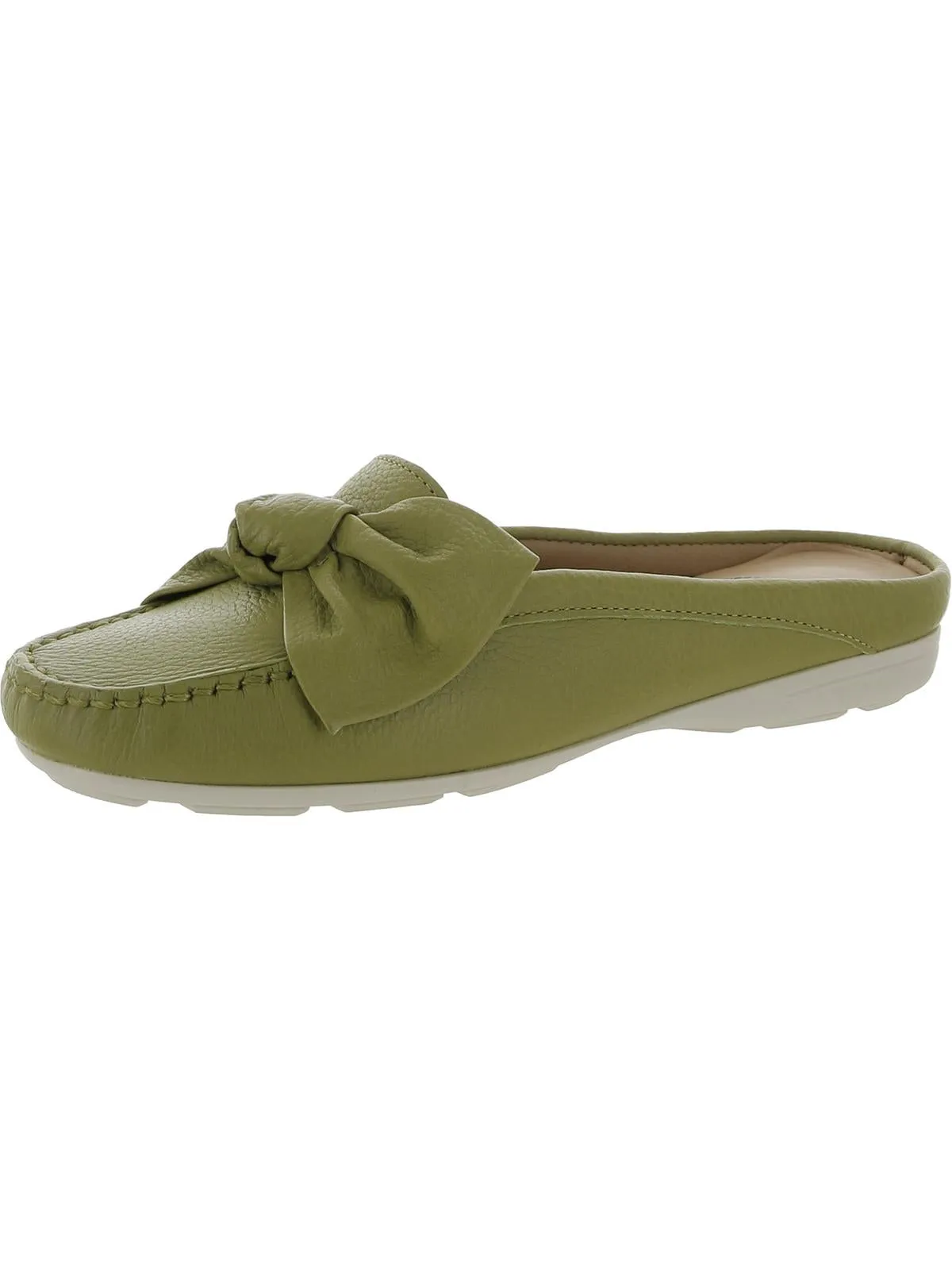 California Womens Leather Slip-On Mules