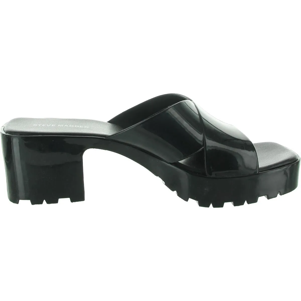 Cany Womens Solid Rubber Block Heel