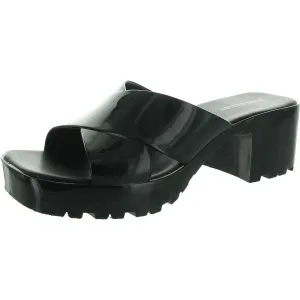 Cany Womens Solid Rubber Block Heel