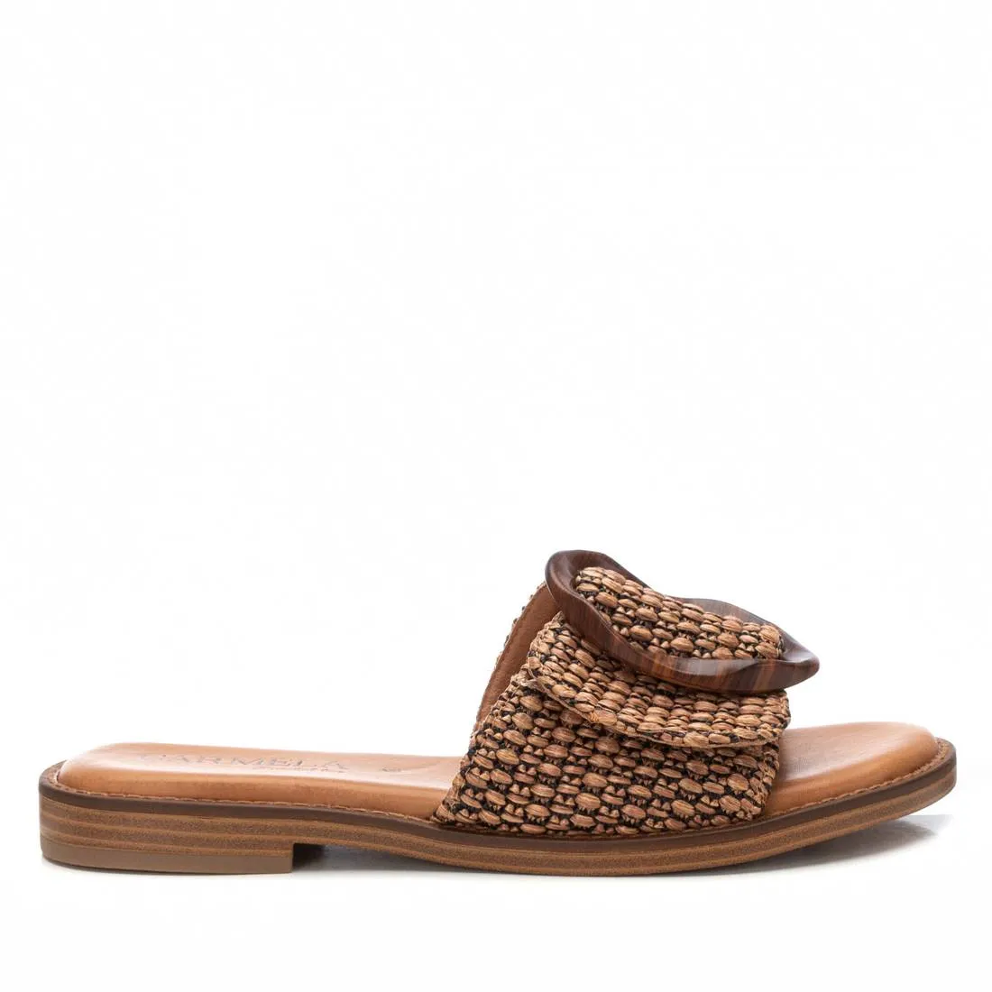 Carmela Leather Women's Fashion Slip on Sandals By XTI