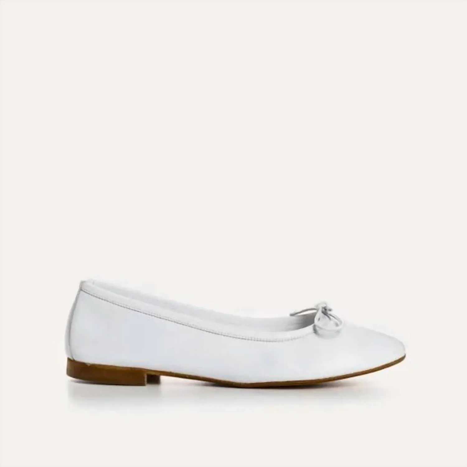 Carmen Cuir Sandal In Blanc