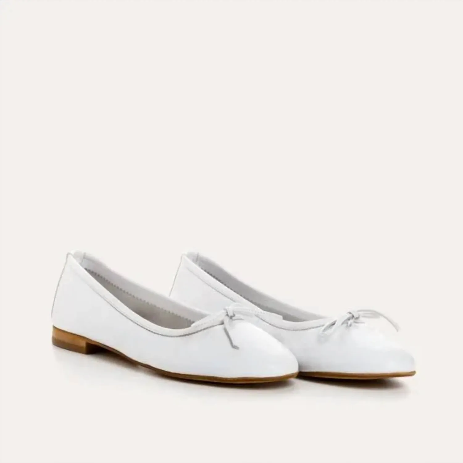 Carmen Cuir Sandal In Blanc