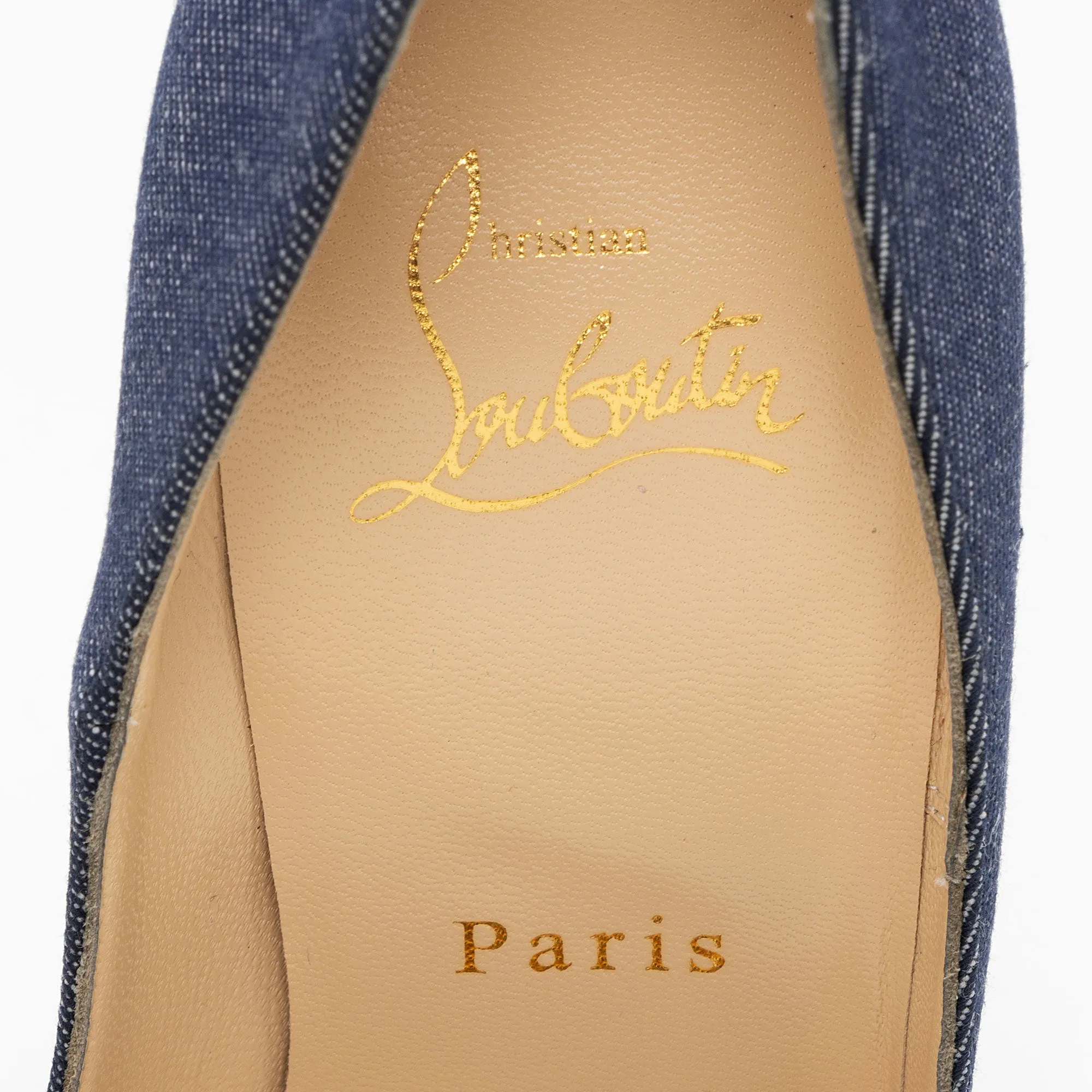 Christian Louboutin Denim So Kate Pumps