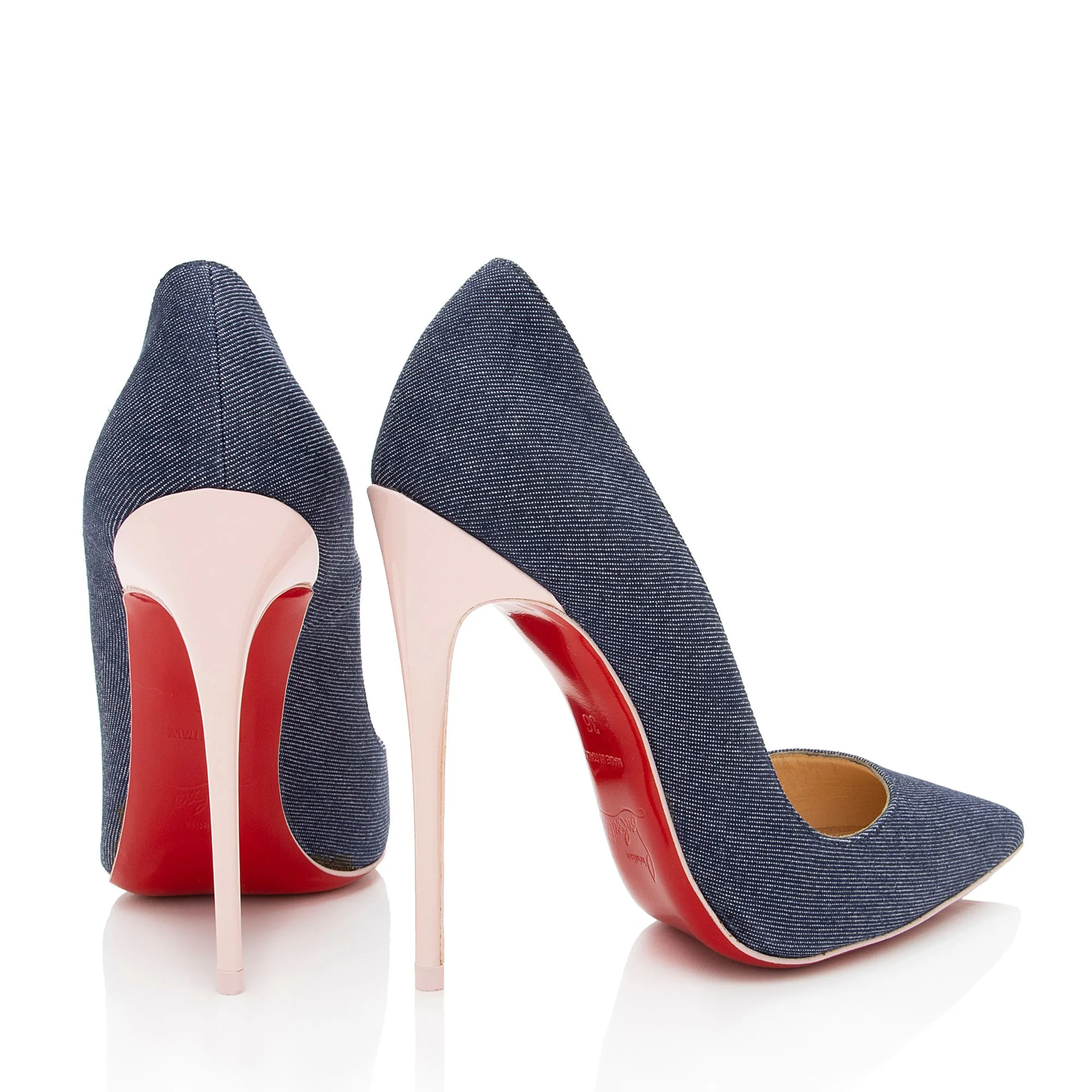Christian Louboutin Denim So Kate Pumps