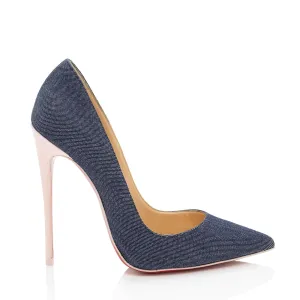 Christian Louboutin Denim So Kate Pumps