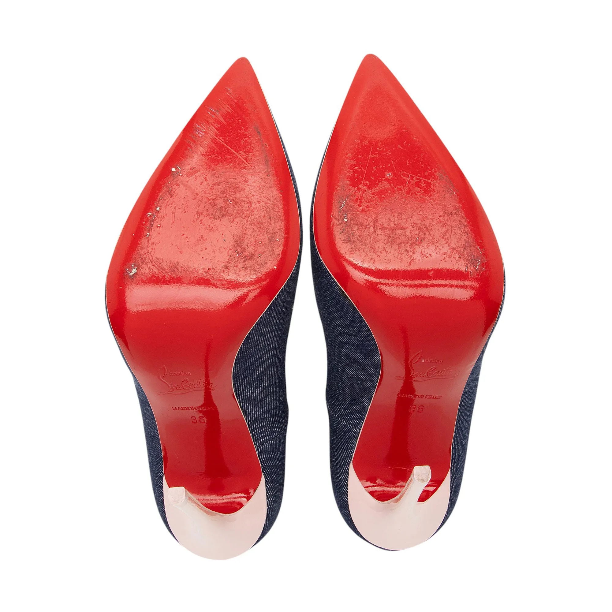 Christian Louboutin Denim So Kate Pumps
