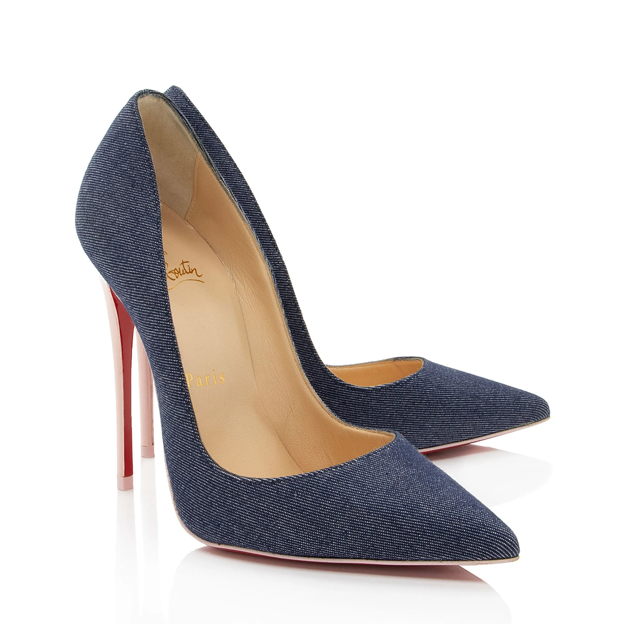 Christian Louboutin Denim So Kate Pumps