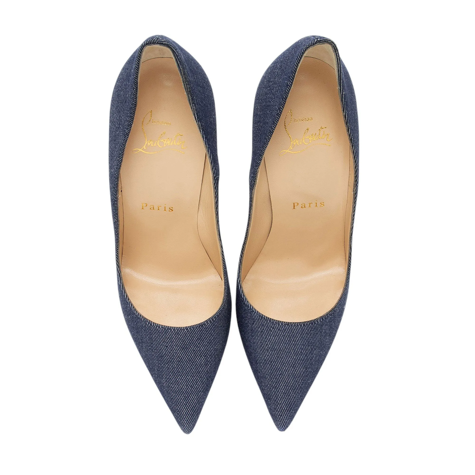 Christian Louboutin Denim So Kate Pumps