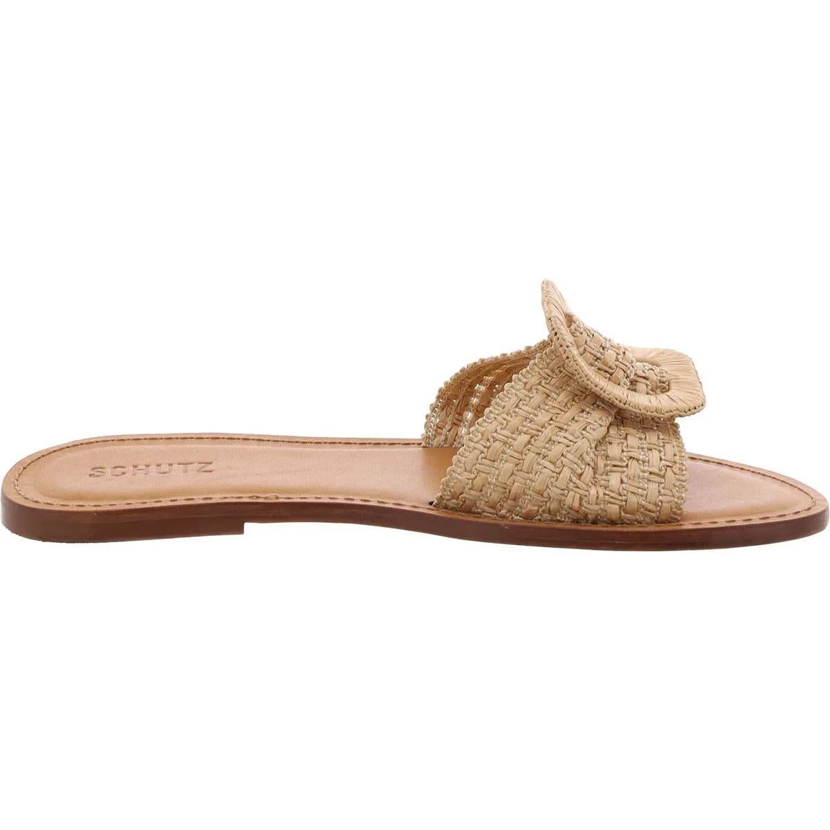 Cinna Flat Womens Flats Open Toe Slide Sandals