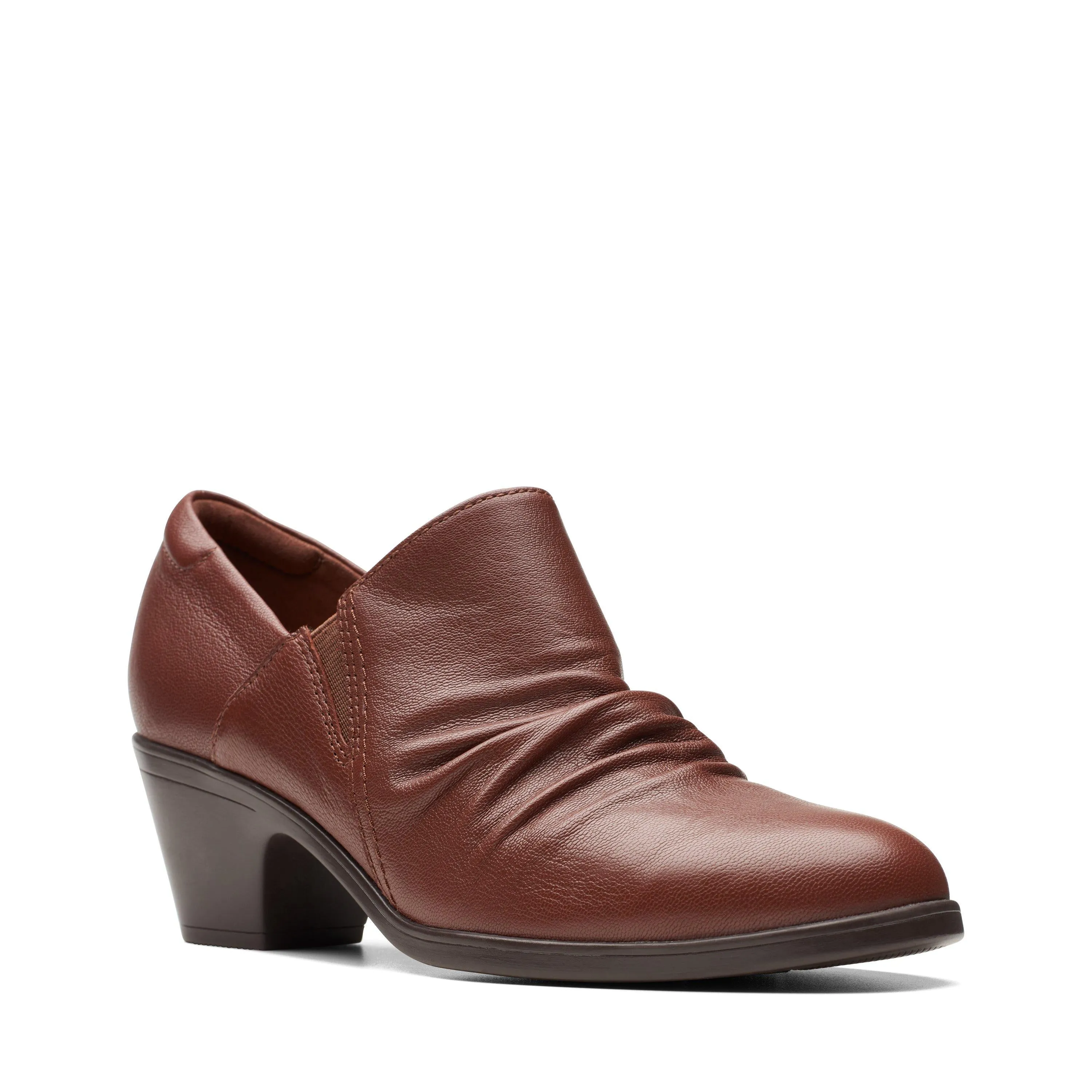 Clarks Emily2 Cove in Brown Leather