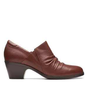 Clarks Emily2 Cove in Brown Leather