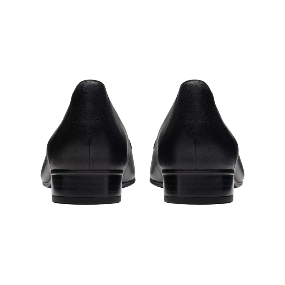 Clarks Krystine Lily Black Leather Loafer (Women's)