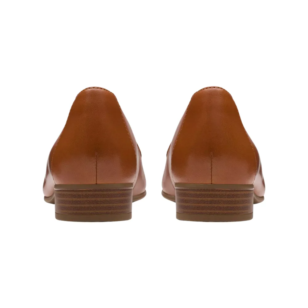 Clarks Krystine Lily Tan Leather Loafer (Women's)