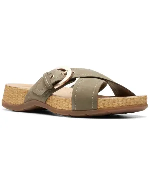 Clarks   Reileigh May Nubuck Sandal