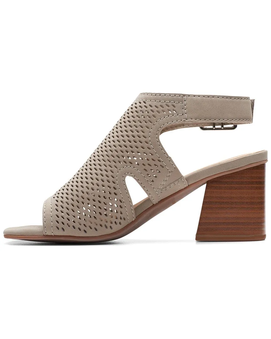 Clarks Siara65 Flow Nubuck Heeled Sandal