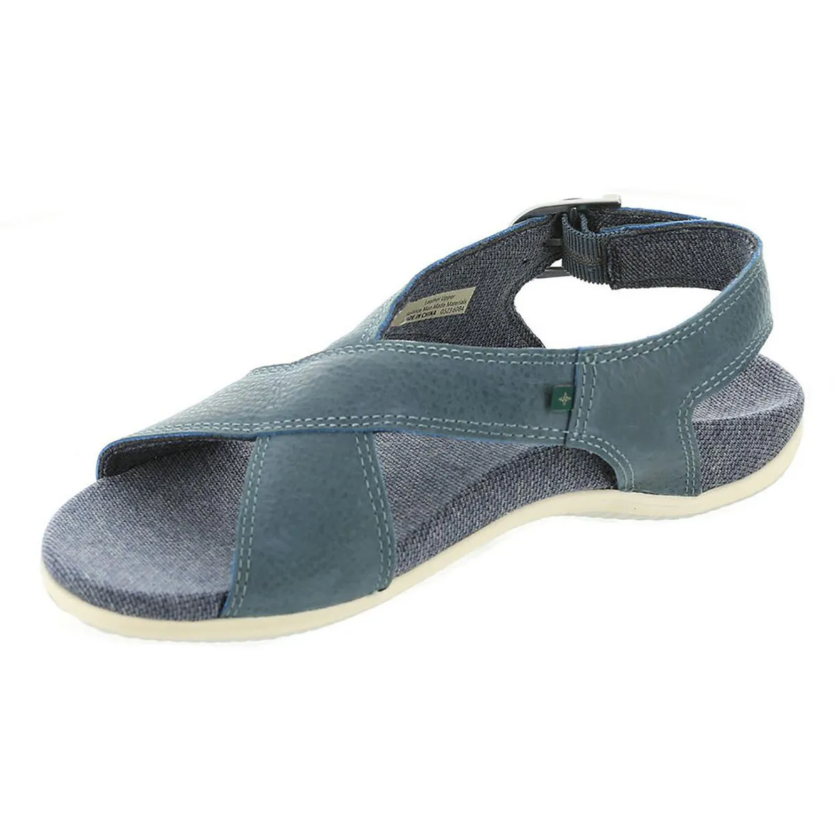 Coastal Womens Leather Ankle Slingback Sandals