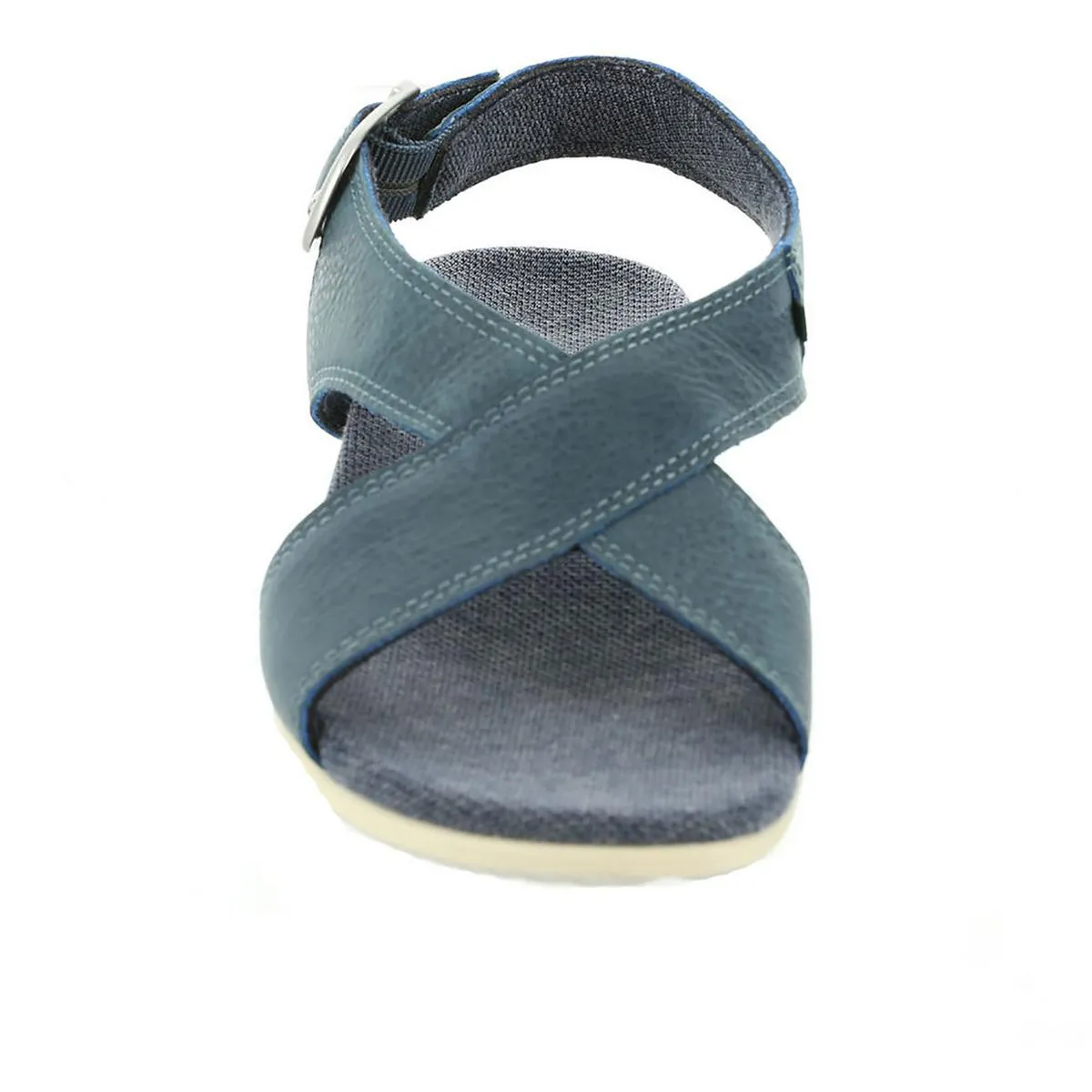 Coastal Womens Leather Ankle Slingback Sandals