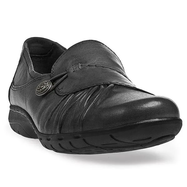 Cobb Hill Paulette Slip-On Black Leather (Women's)