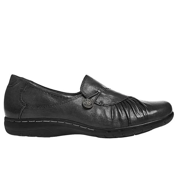 Cobb Hill Paulette Slip-On Black Leather (Women's)