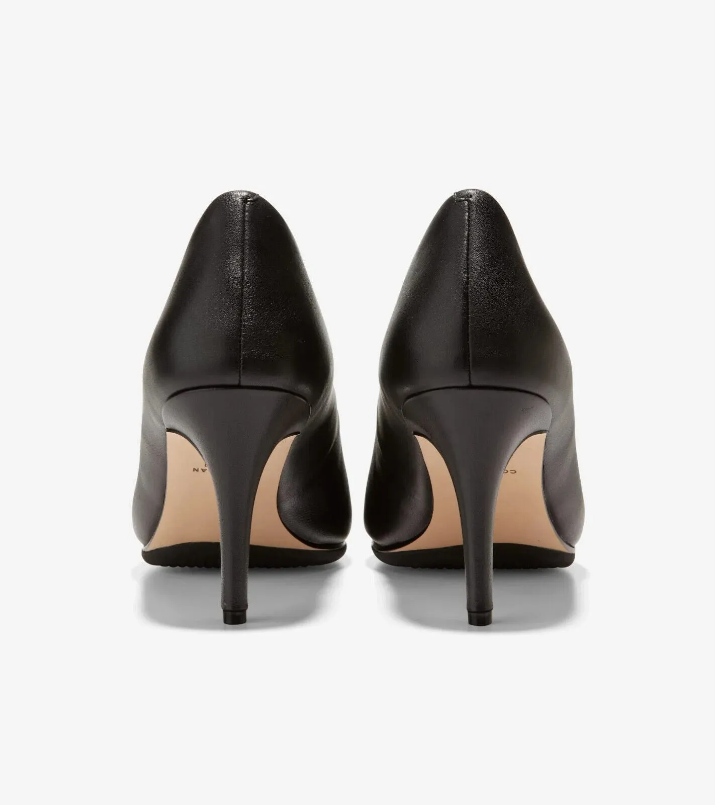 Cole Haan Grand Ambition W15828-001 Heels Women's 9.5 Black Leather Pump ZPO1452