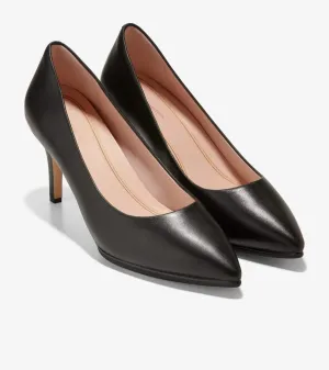 Cole Haan Grand Ambition W15828-001 Heels Women's 9.5 Black Leather Pump ZPO1452