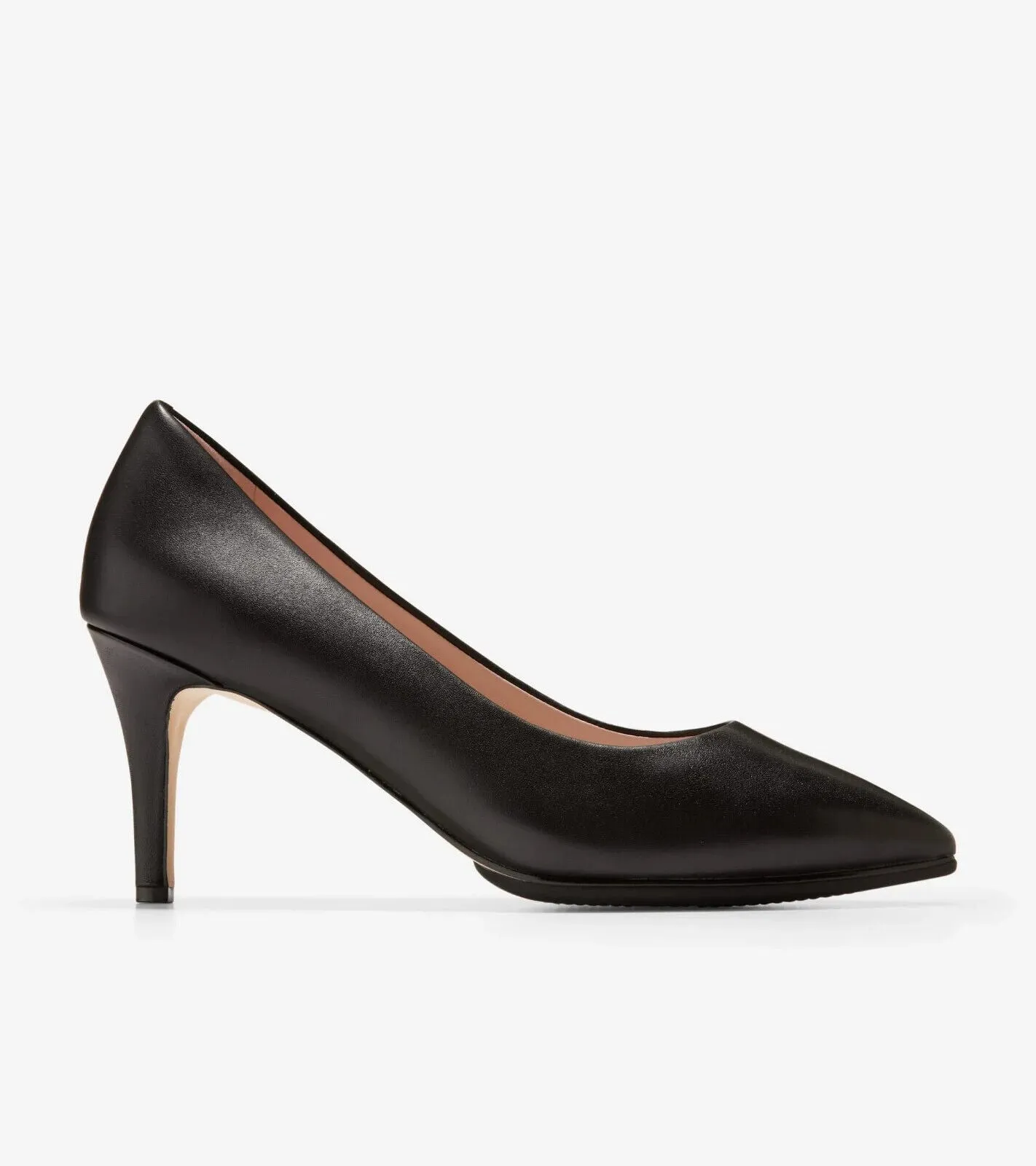 Cole Haan Grand Ambition W15828-001 Heels Women's 9.5 Black Leather Pump ZPO1452
